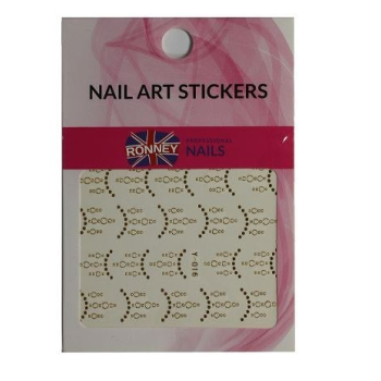 RONNEY - Naklejki wodne na paznokcie NAILART STICKERS RN 139     !